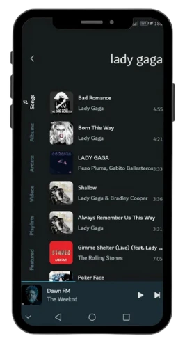 Vimusic apk interface Vimusic download